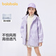 巴拉巴拉童裝女童棉衣套裝冬裝中大童兒童棉服兩件套搖粒絨潮208424106002