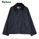 Barbour白宇同款 日版BARBOUR OS Transporter 復古男女無(wú)蠟夾克風(fēng)衣外套 navy海軍藍 XL (42)