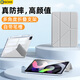 GOMI適用iPad11保護殼A16芯片帶筆槽Air5/4/air6透明蘋(píng)果pro保護套磁吸11英寸亞克力Y折10代防摔2024 【一體款】銀河灰丨 iPad 第11/10代（10.9英寸）