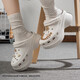 卡駱馳（crocs）小鯨魚(yú)洞洞鞋男女新款厚底輕便沙灘鞋戶(hù)外包頭一腳蹬涼鞋 206302 206302-100 34 -35