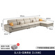創(chuàng)妙布藝沙發(fā)客廳沙發(fā)簡約現(xiàn)代小戶型科技布乳膠沙發(fā)佛山家具 五人位+互換貴妃【3.35米】 免洗科技布/海綿座包