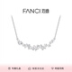 Fanci范琦紫藤花微笑項(xiàng)鏈女時(shí)尚銀鎖骨鏈生日七夕情人節(jié)禮物送女友 項(xiàng)鏈 刻字/代寫賀卡