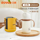 日康嬰幼兒兒童保溫奶瓶學(xué)生水杯兒童水杯吸管學(xué)飲杯帶杯套6個月以上 小月齡保溫杯 260ml 白色
