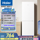 海爾（Haier）179升兩門(mén)雙開(kāi)門(mén)小戶(hù)型宿舍租房家用電冰箱小型不占地可冷藏冷凍BCD-179LHC2E0WV家電國家補貼15%