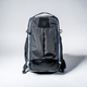 LEWHISPER LIFESTYLE都市探索系列全天候緊湊型通勤拉鏈尼龍雙肩包16英寸20L大容量 騎士黑（XPAC VX42）