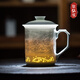 黎仙祺品牌景德鎮(zhèn)玲瓏生肖高端陶瓷茶杯茶水分離個人水杯辦公杯泡茶杯男 玲瓏《清明上河圖》 450ml 1只