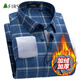 杉杉（FIRS）加絨襯衫男中年商務(wù)休閑全棉格子襯衣男 A1083-1(加絨款) 40 