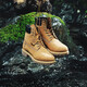 添柏嵐（Timberland）官方踢不爛男鞋經(jīng)典戶(hù)外大黃靴防潑水防污皮革高幫馬丁靴10061 10061W/小麥色男款 42 推薦小半碼