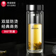 希諾玻璃杯雙層隔熱新升級(jí)商務(wù)水杯男士便攜透明泡茶保溫杯子團(tuán)購定制 345ml-小熊杯蓋-大小適中-9302