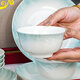國玥景德鎮骨瓷碗具家用陶瓷餐具整套釉下彩碗筷創(chuàng  )意米飯碗具吃面大碗 云錦萬(wàn)里4.5英寸金鐘碗1個(gè)