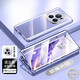 零點(diǎn)盾適用榮耀magic6pro手機殼華為榮耀magic6保護套雙面玻璃高清防窺素皮全包防摔鏡頭全包 高清款【流云紫】 榮耀Magic6 Pro
