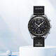 歐米茄（OMEGA）斯·沃琪S·WATCH聯(lián)名款行星系列男女石英表42mm 黑盤SO33M100月球