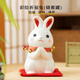 藥師窯日本手繪兔擺件陶瓷兔子生肖生日結婚喬遷辦公桌面禮品送朋友禮物 祈愿兔子存錢(qián)罐&高17cm