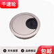 千速輪穿線(xiàn)孔蓋板 50MM 電腦辦公桌穿線(xiàn)盒 ABS塑料 電鍍珍珠銀