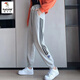 啄木鳥(niǎo)運動(dòng)褲女2025春秋寬松束腳褲百搭學(xué)生休閑哈倫褲直筒棉百搭衛褲 灰色 M 建議90-105斤