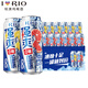 銳澳（RIO）預(yù)調(diào)雞尾酒強(qiáng)爽8度零糖勁爽zero罐裝伏特加可自選年貨白桃*6+檸檬*6（500mL12罐）