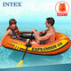INTEX 新58331探險者兩人充氣船 釣魚船橡皮艇皮劃艇汽車野營用品