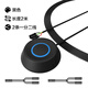 磐蛇電腦桌面開關(guān)網(wǎng)吧電源家用臺(tái)式主機(jī)外置外接一鍵重啟開機(jī)啟動(dòng)按鈕 圓形款 2條一分二線【黑色2米】
