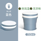 澳顏萊日本旅行漱口杯可折疊耐高溫口袋水杯便攜式帶蓋情侶洗漱刷牙杯子 [食品級硅膠]天空藍-350ml 防高溫 無(wú)異味