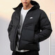 耐克（NIKE）官網(wǎng)方艦店短款羽絨服男士新款運動服戶外連帽防風(fēng)衣保暖夾克外套 新到貨/黑色經(jīng)典款 2XL (185/100A)