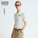Teenie Weenie小熊女裝毛針織衫2025秋季新款學(xué)院風(fēng)POLO領(lǐng)短袖毛衣