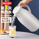 密小米日本品質(zhì)保溫壺家用保暖水壺暖壺開水熱水瓶大容量便攜學(xué)生 絲綢灰【防塵壺嘴 長(zhǎng)效保溫】 1L