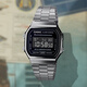 卡西歐（CASIO）復(fù)古潮流小銀表小方塊小方表手表男A700W-1A/7A/9A WM-7A電子表 A168WGG-1B（36MM表盤）反顯