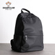 薩帕卡拉雙肩包男簡(jiǎn)約出差旅行背包防水尼龍牛津布大容量書(shū)包 典雅黑  30*15*40cm
