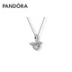 潘多拉（PANDORA）心形天使之翼項鏈套裝925銀個(gè)性氣質(zhì)簡(jiǎn)約
