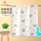 9i9嬰兒隔尿墊純棉可洗大號寶寶防水防漏3層透氣100*70A6恐龍