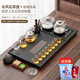 唐云匠心玻璃底部上水全自動(dòng)燒水一體功夫茶具套裝家用整套茶道石茶盤(pán)茶臺 80cm長(cháng)風(fēng)/把杯玻璃/玻璃電器