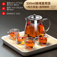玻璃泡茶壺茶具套裝家用水壺耐高溫加厚耐熱過(guò)濾水壺煮茶壺器939 茶盤(pán)+把把杯4只+泡茶壺 550ml 1只