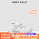 CHERY KALLY【幻空靈羽】潮牌厚底老爹鞋2025新款百搭透氣運(yùn)動(dòng)鞋女士休閑鞋子 珍珠白 37
