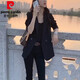 皮爾卡丹（pierre cardin）小個(gè)子顯瘦女士小西裝外套女裝2025新款春秋高級感氣質(zhì)西服上衣 黑色 M （建議100斤-113斤）