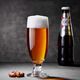 OUFANMEI2只精釀高腳啤酒杯高端飲料杯IPA玻璃杯大容量小麥啤酒杯子果酒杯 豪飲款2個(gè)- 355ml
