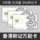 香港電信卡和記3hk卡CSL鴨聊佳大中華香港流量卡香港長(zhǎng)期接信息卡 和記365天15G帶20費(fèi)可通話卡