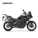 升仕ZONTES 2026新款 703F 19寸布雷博卡鉗 三缸水冷699cc ADV摩托車(chē) 鋼琴黑灰（高版）