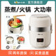 小熊（Bear）電熱飯盒 預(yù)約定時三層保溫飯盒迷你電飯煲蒸煮可插電火鍋上班族加熱飯盒 DFH-B20J1 【微電腦】米白色