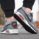 耐克（NIKE）男鞋2026春季新款AIR MAX氣墊鞋復古老爹鞋休閑鞋運動(dòng)鞋跑步鞋 580518-001灰色黑色紅 43