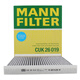曼牌（MANNFILTER）空調濾清器空調濾芯CUK26019適配起亞K5/KX7九代索納塔勝達庫斯途