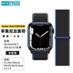 中沃適用蘋果手表表帶apple watch ultra2尼龍回環(huán)單圈運(yùn)動(dòng)防水透氣iWatch s10/s9/s8/se男女通用 42/41/40/38MM【木炭色】佩戴輕盈