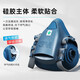 3M防毒面具7502噴漆口罩防塵PM2.5呼吸防護套裝硅膠材質(zhì)半面罩 ws 7502（中號）主體面罩 需配件使用