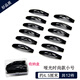 AiChoice黑色夾子bb夾發(fā)夾發(fā)卡劉海夾短發(fā)邊夾碎發(fā)頂夾女頭發(fā)側(cè)夾卡子頭飾 時尚款啞光小號12個（盒裝）