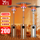 雅杰藍 （yajielan） 烤火爐燃氣取暖器家用傘形天然氣取暖器液化氣取暖爐煤氣取暖率烤火爐 金花色接管道天然氣