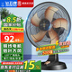鉆石牌（DIAMOND）電風(fēng)扇臺扇家用臺式桌面風(fēng)扇大風(fēng)力宿舍辦公室臥室電扇客廳落地扇節能輕音學(xué)生搖頭 FT-35-1鋁葉銅線(xiàn)（16英吋）四檔