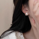 伊燦S925銀針貓眼石鑲鉆耳釘女精致高級(jí)耳環(huán)無(wú)洞耳夾2025新款絕美耳飾 s925銀針貓眼石鑲鉆無(wú)耳洞耳夾