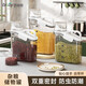 百草園雜糧收納盒密封防蟲(chóng)防潮米桶米箱米缸五谷雜糧儲物罐帶量杯2L