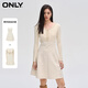 ONLY時(shí)尚針織收腰傘裙套裝短裙連衣裙女|124107001 A03 毛藝灰色WHITECAP GRAY L (170) 88A