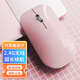 狼界 可充電式無(wú)線(xiàn)鼠標靜音藍牙雙模男女生便攜筆記本電腦無(wú)限鼠標家用辦公適用于惠普 無(wú)線(xiàn)輕音櫻花粉【磁吸上蓋升級版】