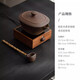 塔馳密司  TOUCH MISS老巖泥古法家用煮茶碗煮茶器白茶煮復古茶壺電陶爐套裝 老巖泥(窯變款)煮茶碗+勺+蓋【胡 1000ML